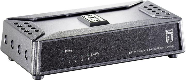 Actual product image LevelOne FSW-0508TX: 5Port Switch (5 Ports)