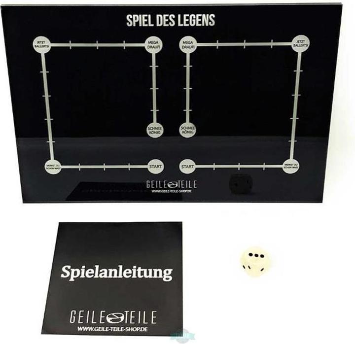 Image du produit Geile Teile Support pour tabac à priser en acrylique - Jeu de pose
