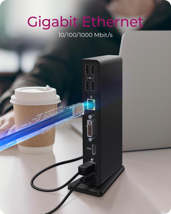 Produktbild Icy Box IB-DK2241AC - USB Type-A 3.0 Multi Dock (USB-B, 11 Ports)