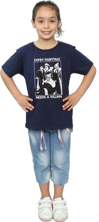 Immagine prodotto Disney Filles Chaque conte de fées a besoin d'un méchant T-Shirt en coton (140, 146)