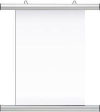 Immagine prodotto Franken Striscia per poster, alluminio, argento, lunghezza: 600 mm adatta a DIN A0, due occhielli di (A1, 1 x)