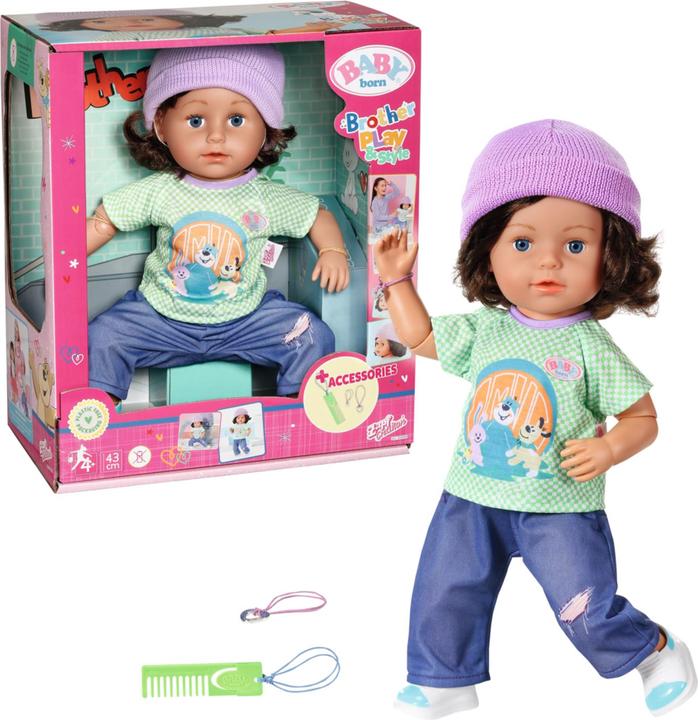 Produktbild Zapf Creation Brother Play & Style 43cm
