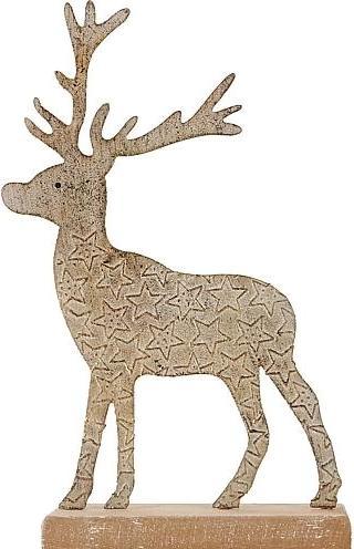Söllner Floristik gold metal stag