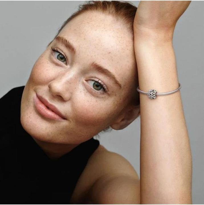 Image du produit Pandora Charm Fleur ajouré perlé (Argent)