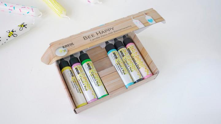 Produktbild Kreul Bee Happy (Schwarz, Grün, Gelb, Rosa, Hellblau, Violett, 174 ml)