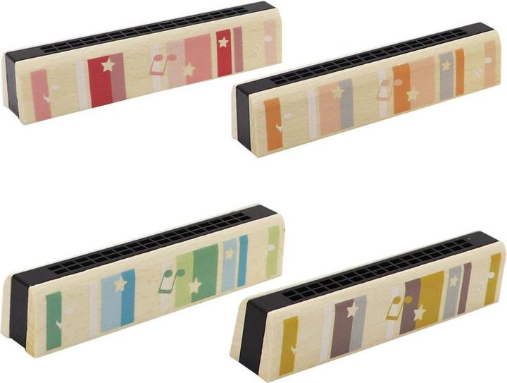 Actual product image Askato Wooden harmonica
