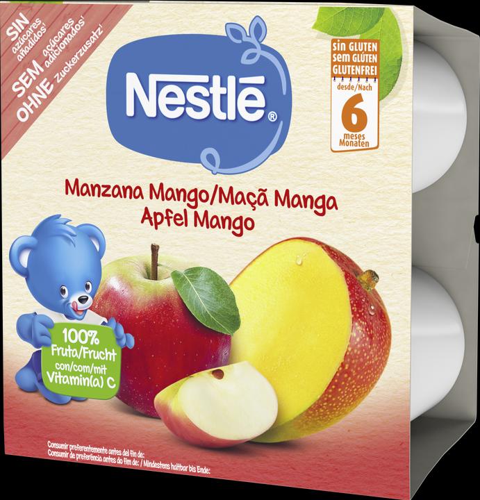 Produktbild Nestlé Apfel Mango Kompott, nach 6 Monaten (425 g)