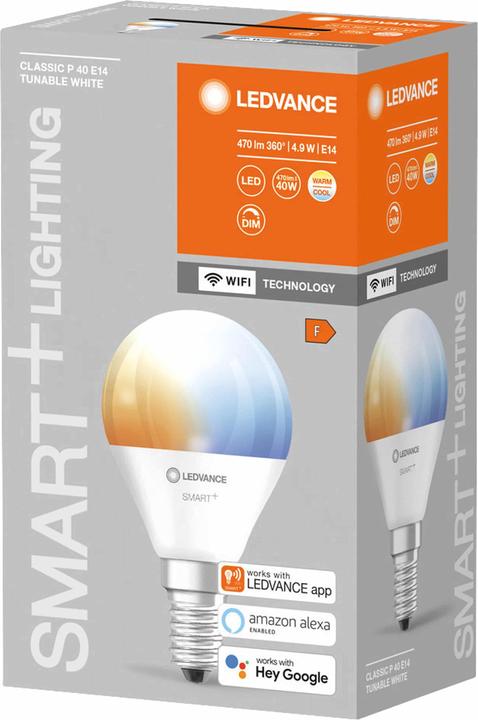 Immagine prodotto Ledvance Classico P (E14, 5 W, 470 lm, 1 x, F)