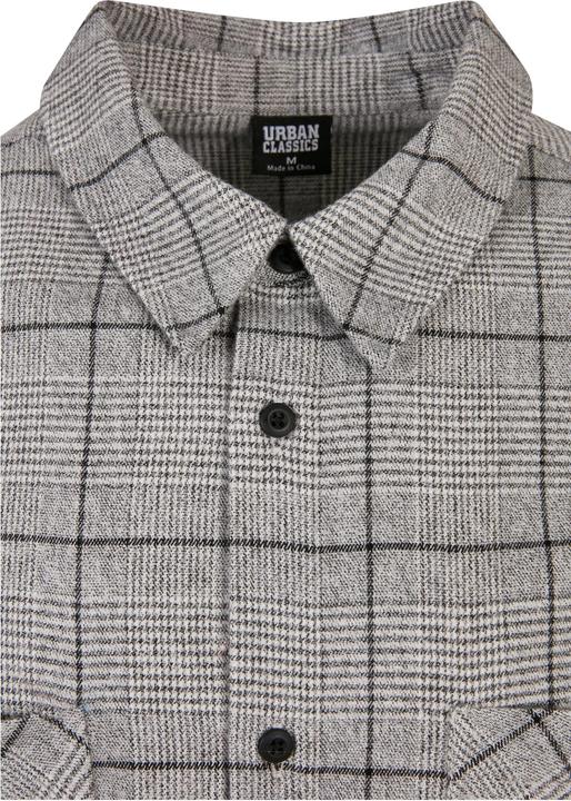 Produktbild Urban Classics Long Oversized Checked Greyish Shirt (XL)
