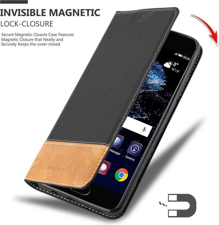 Productafbeelding Cadorabo Boek X Portemonnee Hoesje (Huawei P10)