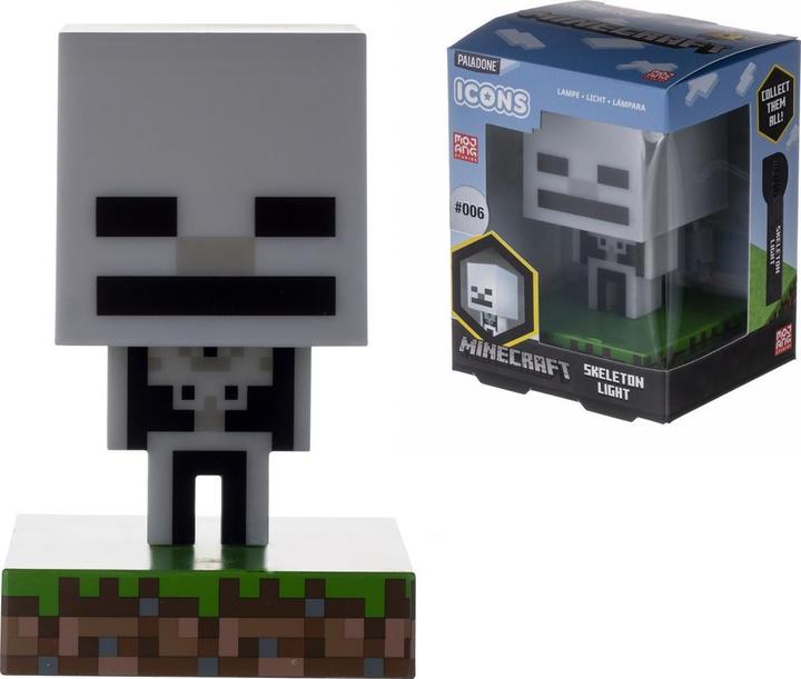 Actual product image Paladone Products Minecraft skeleton icon lamp