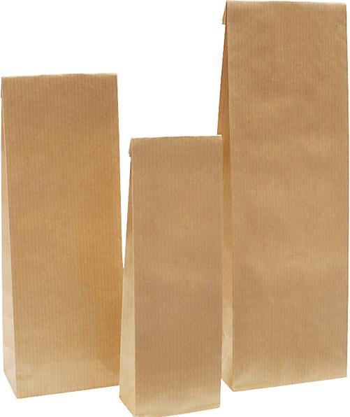 Immagine prodotto kaiserkraft Sacchetto con fondo semirigido, in carta kraft, carta pergamina, lungh. x largh. (1000 Pezzo/i)