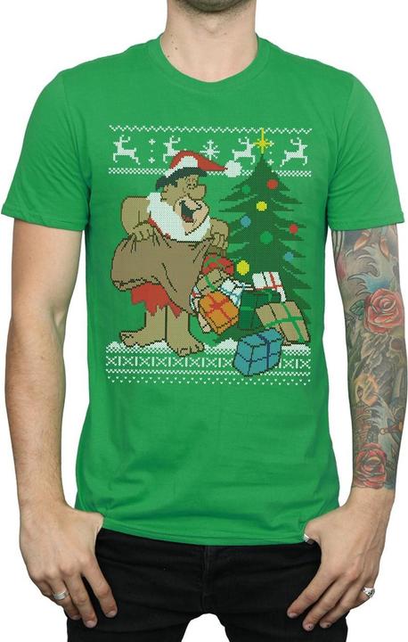 Produktbild The Flintstones Christmas Fair Isle TShirt (L)