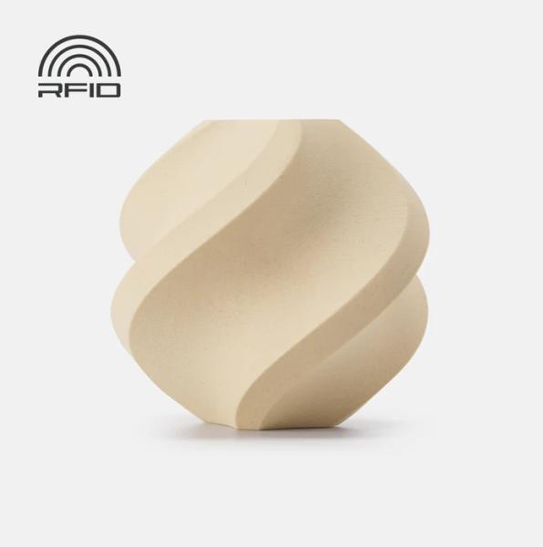 Produktbild Bambu Lab - PLA Wood - White Oak - 1.75mm (PLA, 1.75 mm, Weiss)