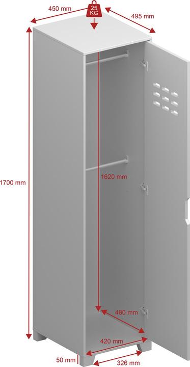 Image du produit Loft 24 Linus (47 x 50 x 170 cm)