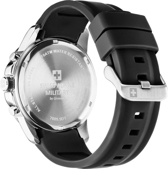 Produktbild Swiss Alpine Military 7089.9832 Chronograph Herrenuhr 44mm 10ATM (Chronograph, 44 mm)