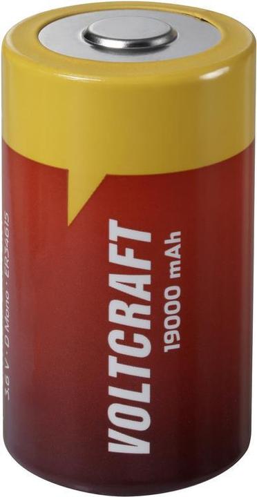 Actual product image Voltcraft Special battery Mono (D) Lithium 3.6 V 19000 mAh 1 pc. (1 pcs., 19000 mAh)