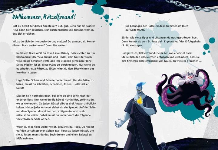 Actual product image Ravensburger Exit Room Rätsel: Disney Villains - Besiege Ursula und Hades (German, Anne Sheller, 2023)