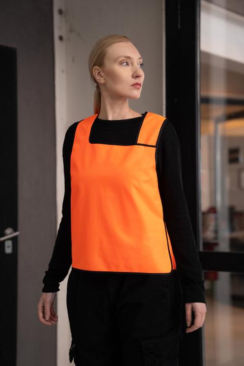 Actual product image Korntex High visibility waistcoat in asymmetric design (3XL)