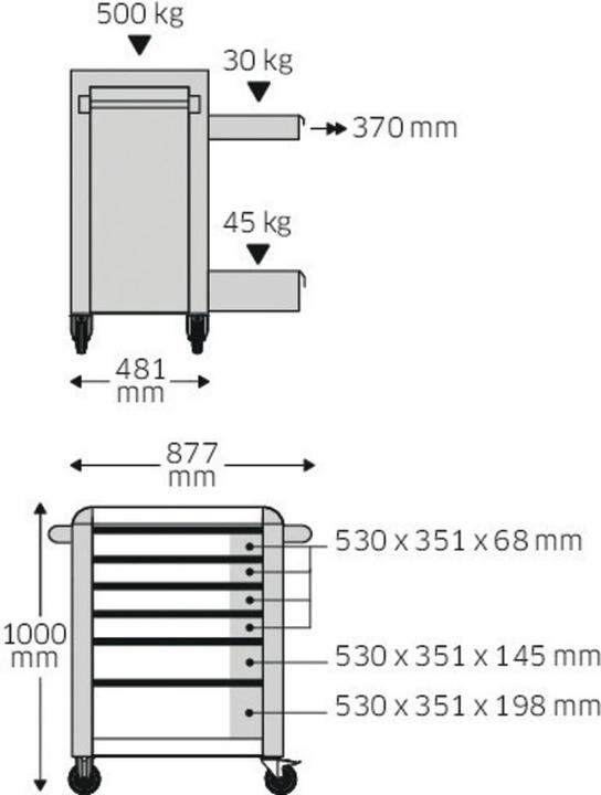 Immagine prodotto Stahlwille Carrello da officina (0 x)