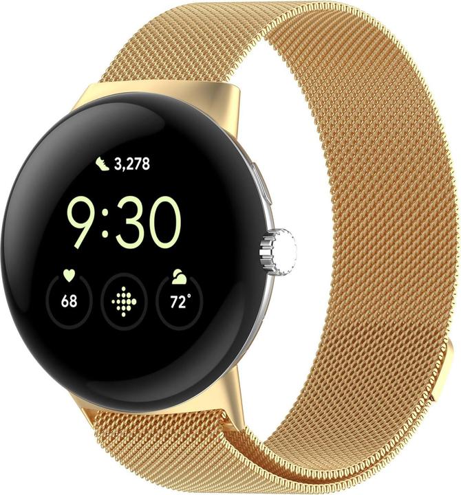 Produktbild Cover-Discount Google Pixel Watch 3 - 45mm - Magnetisches Ersatzarmband Milanese (Edelstahl)