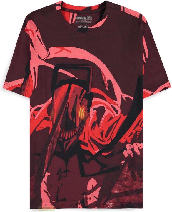 Difuzed Chainsaw Man - Rage All Over Print T-shirt manches courtes homme - 2XL (XXL)