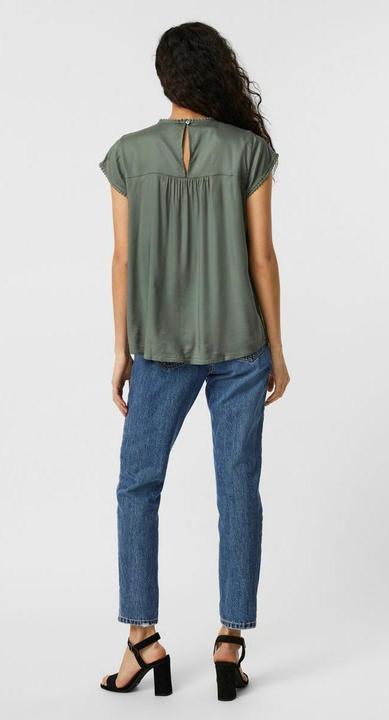Produktbild Vero Moda Spitze Oberteil mit kurzen Ärmeln (L)