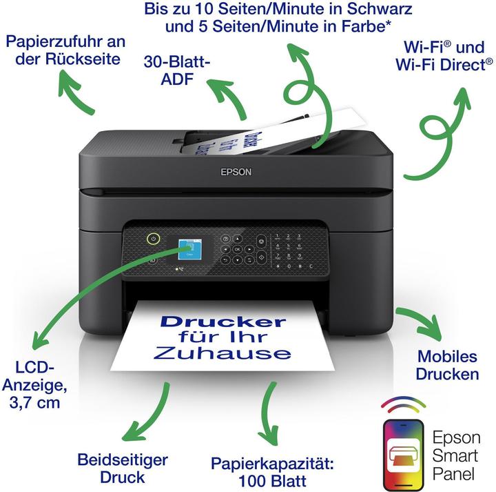 Produktbild Epson WorkForce WF-2930DWF (Tintenpatrone, Farbe)