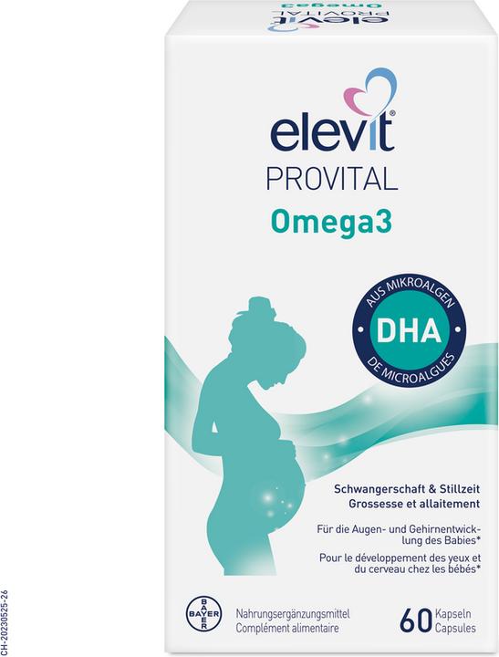 Image du produit Elevit Provital Omega3 (60 pièce(s), Capsules, 82 g)