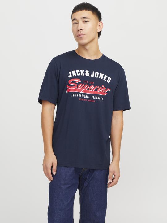 Produktbild Jack & Jones Jjelogo Tee Ss O-Neck 2 Col Ss25 Sn (S)