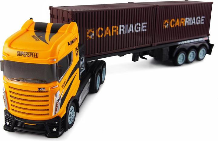 Produktbild Amewi Sattelschlepper mit Container Auflieger 1:16, RTR (RTR Ready-to-Run)