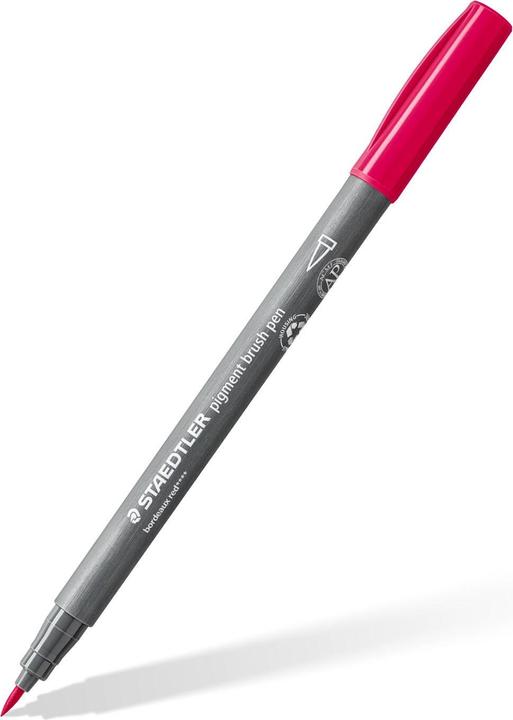Immagine prodotto Staedtler Penne con punta in fibra Penna a pennello per arti figurative Gialli e Arancioni (Giallo, 6 x)