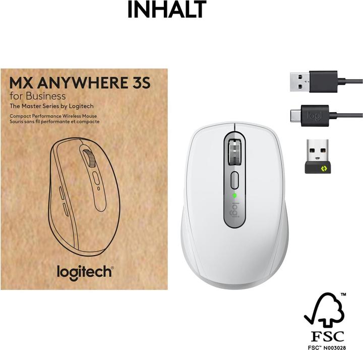 Actual product image Logitech MX Anywhere 3s for Business (Wireless)