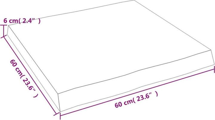 Actual product image VidaXL Chaim (60 x 60 x 6 cm)