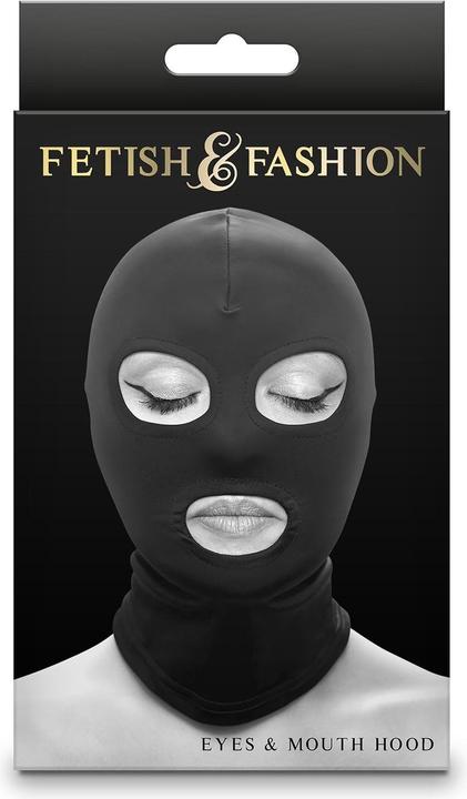 Productafbeelding NS Novelties Fetish & Mode Oog- En Mondmasker Nylon Zwart
