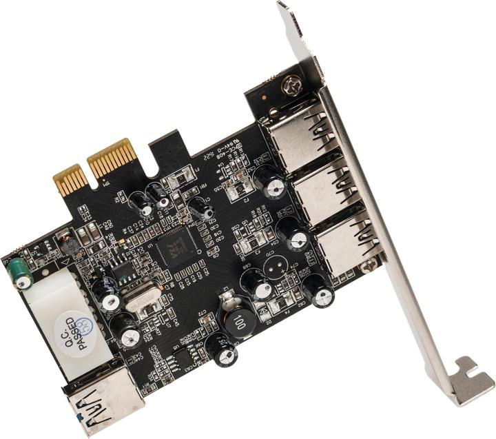 Actual product image Delock PCI-E card > 3 x external + 1 x internal USB 3.0