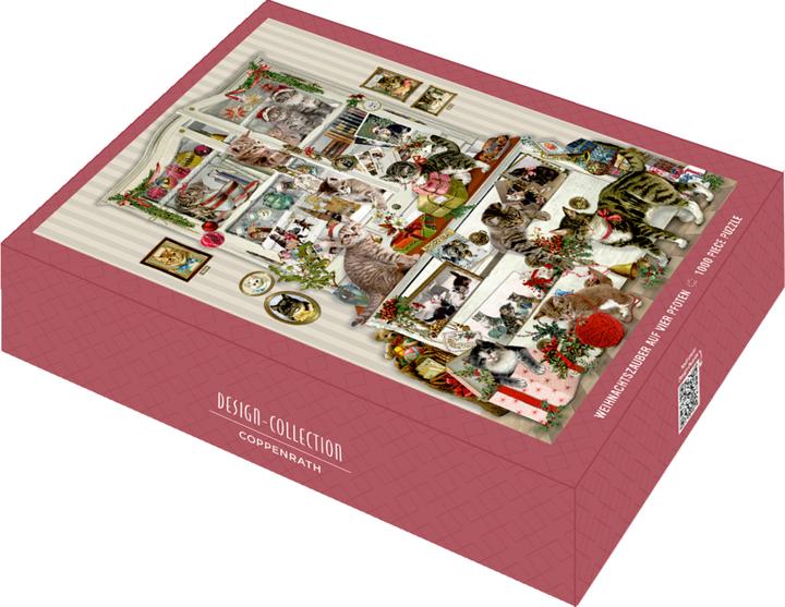 Produktbild Puzzle – Weihnachtszauber auf vier Pfoten (1000 Teile)
