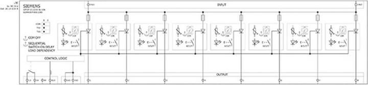 Produktbild Siemens 6EP4438-7FB00-3DX0 SITOP SEL1200 DC 24V/8x2... 10A Selektivitätsmodul