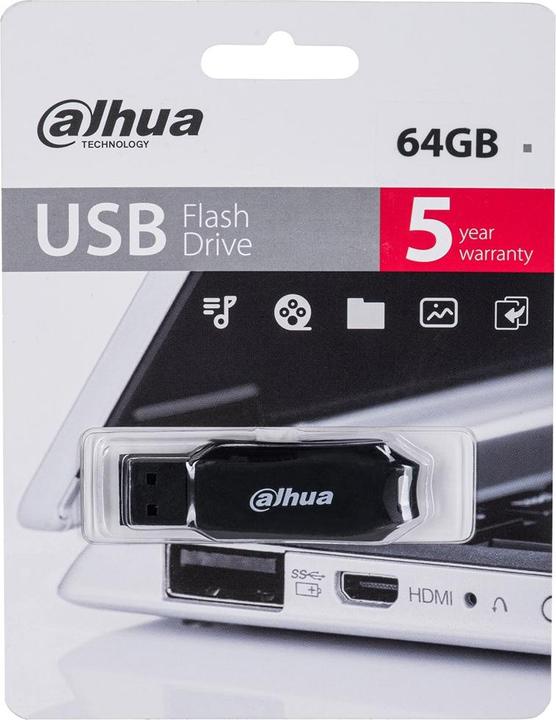Actual product image Dahua USB-U176-20-64G Pamięć USB 2.0 64GB (64 GB, USB 2.0)