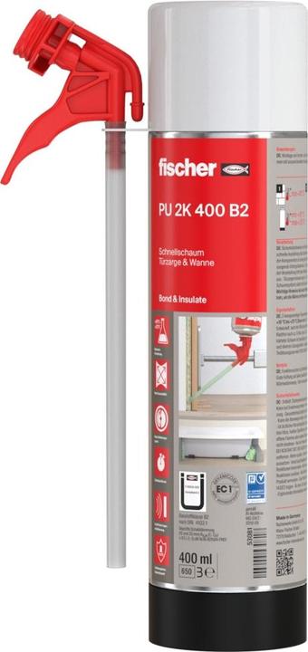 Produktbild Fischer 2K-Schnellmontageschaum PU 400 Premium (1400 ml)