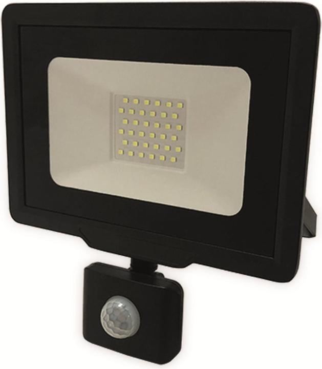 Produktbild Optonica Fluter, Bewegungsmelder 5946, 20 W, 2700 K, schwarz (1600 lm, IP65)