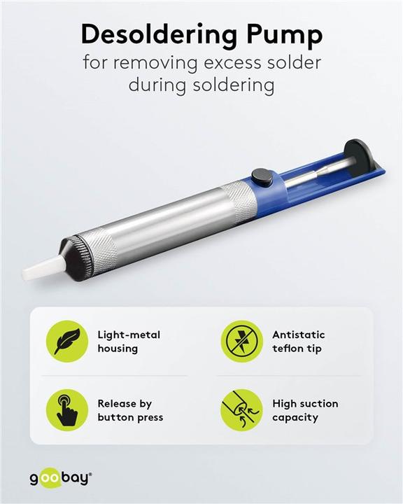 Image du produit Goobay Pompe à dessouder (Kit de dessoudage)