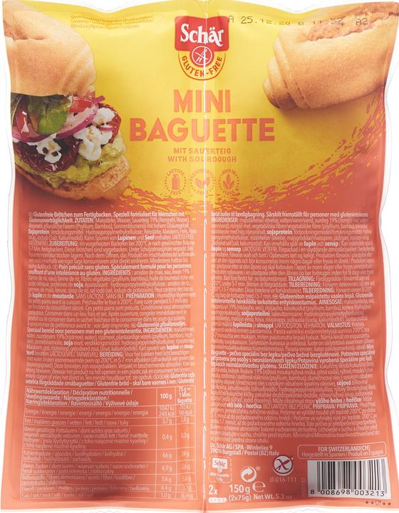Produktbild Schär Mini-Baguette glutenfrei (150 g)