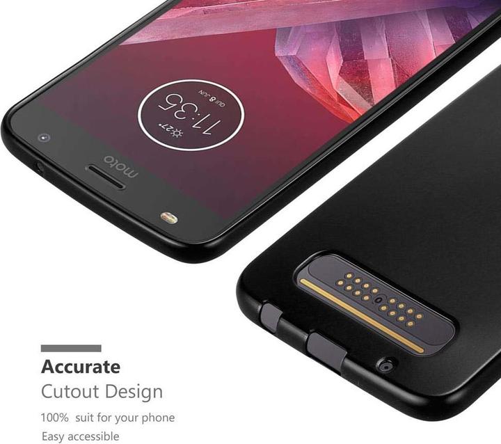 Image du produit Cadorabo Couverture métallique mate TPU (Motorola Moto Z2 Force, Motorola Moto Z2 Play)