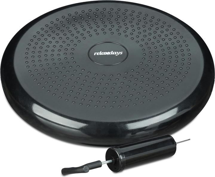 Relaxdays 33 cm Balance Disc with Air Pump