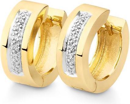 Produktbild Breuning Creolen - Dia. 0,06 Ct (585, - Gold)