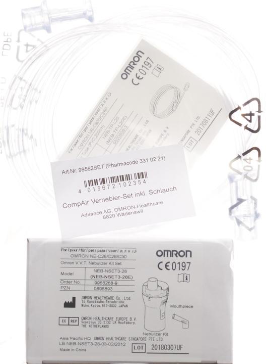 Omron Inhalator Zubehör Vernebler-Set zu Inhalator CompAir