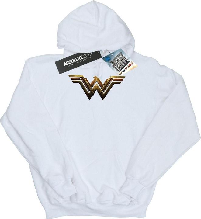 Actual product image Mens Justice League Movie Wonder Woman Emblem Hoodie (XL)