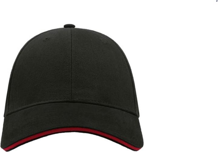 Actual product image Atlantis Liberty baseball cap with 6 brushed cotton panels (pack of 2) (One size)