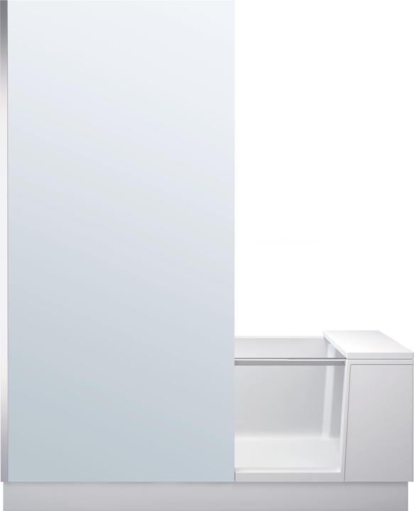 Immagine prodotto Duravit Vasca da bagno e doccia 1700x750mm angolare a sinistra con porta bianca e vetro trasparente (285 l, 170 cm, 75 cm)